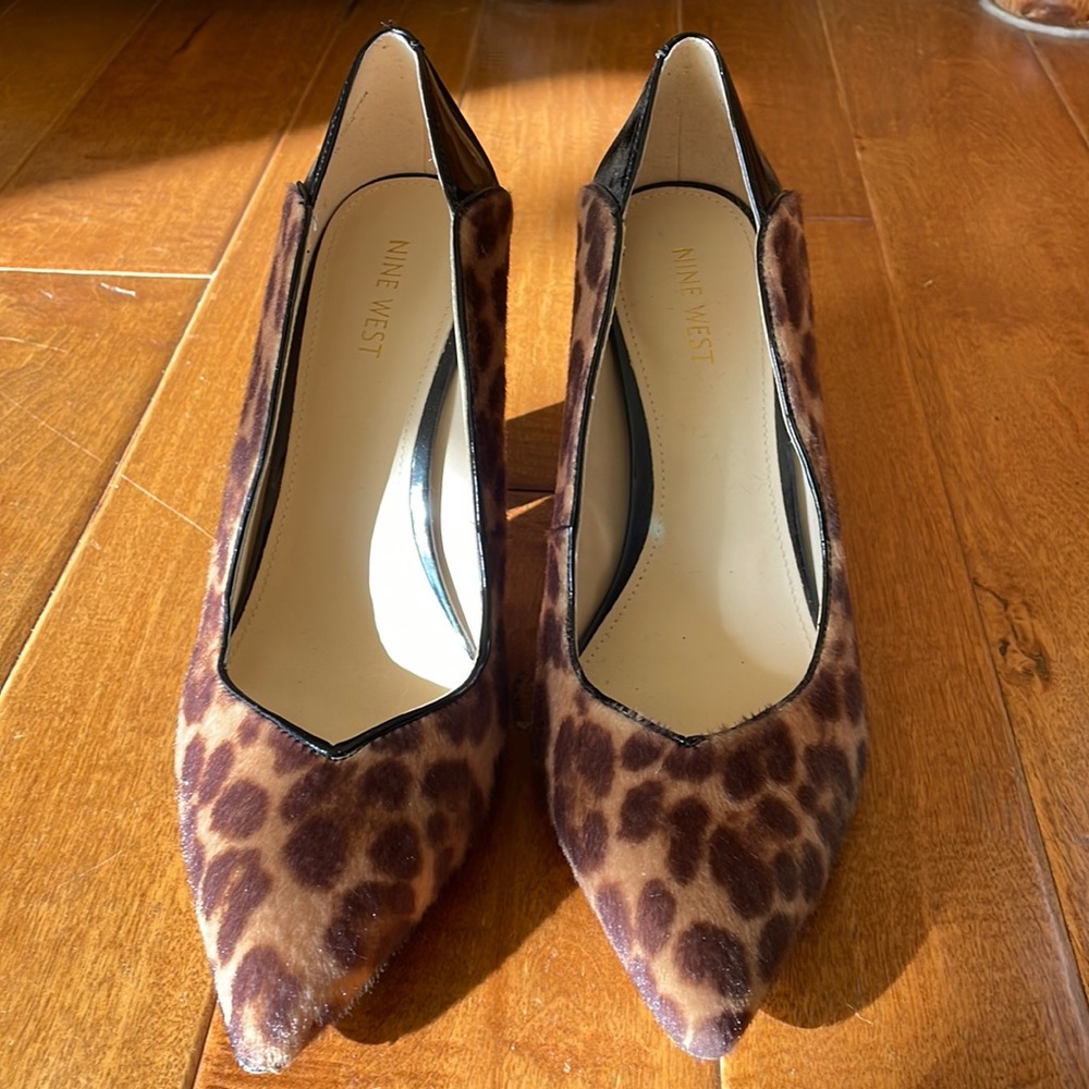 9.5 M Nine West chunky heel